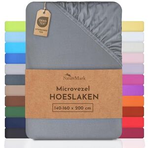 NATUREMARK Microfibre Fitted Sheet - Bed Sheet - Practical and Durable NATUREMARK Microfibre Fitted Sheet - Bed Sheet - Practical and Durable