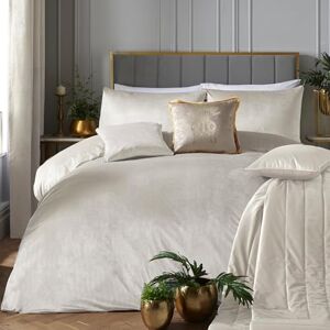 Laurence Llewelyn-Bowen Montrose Fluwelen Duvet Cover Bedset Ivoor Laurence Llewelyn-Bowen Montrose Fluwelen Duvet Cover Bedset Ivoor