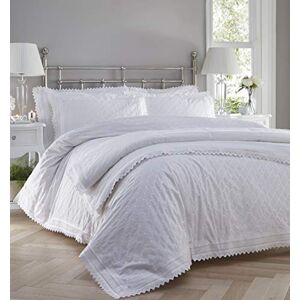 Bedmaker Balmoral Wit Enkel Dekbedovertrek - Bedset Bedmaker Balmoral Wit Enkel Dekbedovertrek - Bedset