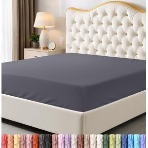 Utopia Bedding Queen Fitted Sheet Bottom Sheet Deep Pocket Soft Microfiber Shrinkage and Fade Resistant Easy Care -1 Fitted Sheet Only (Grey) Utopia Bedding Queen Fitted Sheet Bottom Sheet Deep Pocket Soft Microfiber Shrinkage and Fade Resistant Easy Care -1 Fitted Sheet Only (Grey)