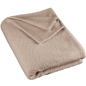 Linder Schaapdeken, kleur: taupe, 140 x 180 cm Linder Schaapdeken, kleur: taupe, 140 x 180 cm