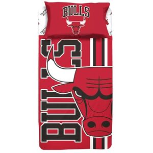 hermet NBA eenpersoons lakenset, eenpersoons bedset, bovenlaken, hoeslaken, kussensloop, 100% katoen, Bulls, officieel product hermet NBA eenpersoons lakenset, eenpersoons bedset, bovenlaken, hoeslaken, kussensloop, 100% katoen, Bulls, officieel product
