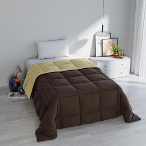 Italian Bed Linen ELEGANT Winter Dekbed, Bruin/Crème, 170x260cm Italian Bed Linen ELEGANT Winter Dekbed, Bruin/Crème, 170x260cm