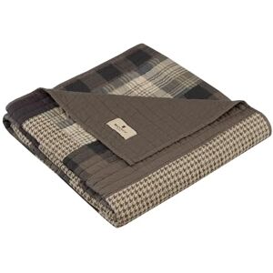 Woolrich John Rich & Bros. Woolrich Winter heuvels Luxe Gewatteerde Gooi Tan Grijs 50x70 Plaid Premium Zachte Gezellige 100% Katoen Voor Bed, Bank of Bank Woolrich John Rich & Bros. Woolrich Winter heuvels Luxe Gewatteerde Gooi Tan Grijs 50x70 Plaid Premium Zachte Gezellige 100% Katoen Voor Bed, Bank of Bank