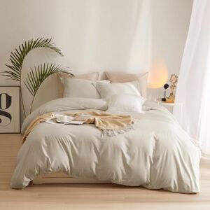 AMWAN Beige Duvet Cover Queen Size Soft Microfiber Queen Duvet Cover Beige Tan Bedding Set 3 Pieces Comforter Cover 1 Duvet Cover 90”x90” with 2 Pillowcases Linen Beige Duvet Cover with Zipper Closure AMWAN Beige Duvet Cover Queen Size Soft Microfiber Queen Duvet Cover Beige Tan Bedding Set 3 Pieces Comforter Cover 1 Duvet Cover 90”x90” with 2 Pillowcases Linen Beige Duvet Cover with Zipper Closure