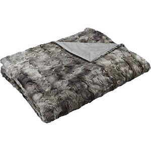 Amazon Basics Deken - Kunstbontdeken - 150x200 cm - Grijs Amazon Basics Deken - Kunstbontdeken - 150x200 cm - Grijs