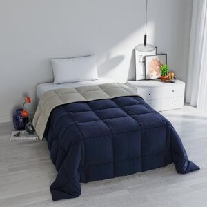 Italian Bed Linen ELEGANT Winter Dekbed, Donkerblauw/Lichtgrijs, 170x260cm Italian Bed Linen ELEGANT Winter Dekbed, Donkerblauw/Lichtgrijs, 170x260cm
