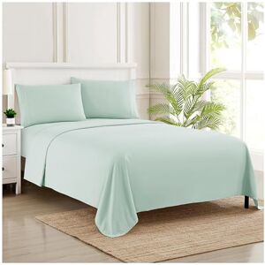 Sweet Home Collection 1800 Thread Count Bed Set Egyptische Kwaliteit Geborsteld Microfiber 3 Stuk Diepe Pocket Sheets, Twin XL, Mint Sweet Home Collection 1800 Thread Count Bed Set Egyptische Kwaliteit Geborsteld Microfiber 3 Stuk Diepe Pocket Sheets, Twin XL, Mint