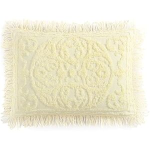 Beatrice Home Fashions Medaillon Chenille Sprei, King Sham, Geel Beatrice Home Fashions Medaillon Chenille Sprei, King Sham, Geel