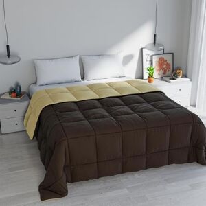 Italian Bed Linen ELEGANT Winter Dekbed, Bruin/Crème, 260x260cm Italian Bed Linen ELEGANT Winter Dekbed, Bruin/Crème, 260x260cm