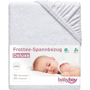 babybay Badstof hoeslaken met membraan geschikt voor het model Original, wit, 81 x 42 cm (per verpakking) babybay Badstof hoeslaken met membraan geschikt voor het model Original, wit, 81 x 42 cm (per verpakking)