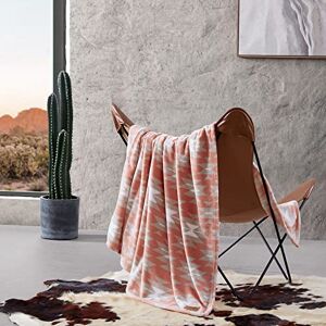 Wrangler Gooi deken, ultra zachte pluche fleece deken (Navajo oranje, oversized gooi) Wrangler Gooi deken, ultra zachte pluche fleece deken (Navajo oranje, oversized gooi)