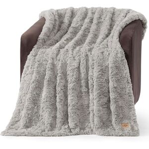 UGG 10485 Adalee Zachte Faux Fur Omkeerbare Accent Gooi Deken Luxe Gezellige Fuzzy Fluffy Hotel Stijl Luxe Home Decor Luxe Zachte Dekens voor Bank, Seal UGG 10485 Adalee Zachte Faux Fur Omkeerbare Accent Gooi Deken Luxe Gezellige Fuzzy Fluffy Hotel Stijl Luxe Home Decor Luxe Zachte Dekens voor Bank, Seal