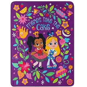 Northwest Disney's Alice's Wonderland Bakery Micro Raschel Throw Blanket, 46" x 60", Take The Cake Northwest Disney's Alice's Wonderland Bakery Micro Raschel Throw Blanket, 46" x 60", Take The Cake