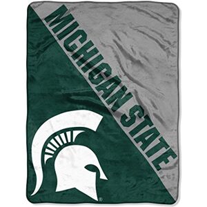 Northwest NCAA Michigan State Spartans Unisex-Volwassen Micro Raschel Gooi Deken, 46 "x 60", Halftone Northwest NCAA Michigan State Spartans Unisex-Volwassen Micro Raschel Gooi Deken, 46 "x 60", Halftone