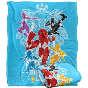 LOGOVISION Power Rangers Deken 152 x 127 cm Polygon Blast Silky Touch Super Zachte Sprei Deken LOGOVISION Power Rangers Deken 152 x 127 cm Polygon Blast Silky Touch Super Zachte Sprei Deken