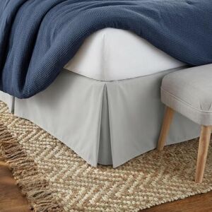 Linen Market Geplooide Bed Rok, Volledig, Lichtgrijs Linen Market Geplooide Bed Rok, Volledig, Lichtgrijs