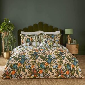 furn. Leilani Dekbedovertrek Set Tropisch Bloemen Regenwoud Omkeerbare Katoenmix (Veelkleurig Super King) furn. Leilani Dekbedovertrek Set Tropisch Bloemen Regenwoud Omkeerbare Katoenmix (Veelkleurig Super King)