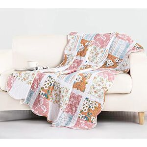 Greenland Home Everly Shabby Chic Gewatteerde Gooi Deken Gooi 50x60 Greenland Home Everly Shabby Chic Gewatteerde Gooi Deken Gooi 50x60