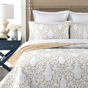 mixinni ® Luxe 100% katoen geborduurd dekbed beddengoed sprei dekbed (King Champagne) (exclusief kussenslopen) mixinni ® Luxe 100% katoen geborduurd dekbed beddengoed sprei dekbed (King Champagne) (exclusief kussenslopen)
