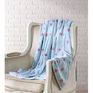 Shabby Chic Gooi deken, super zacht en pluche beddengoed, vintage geïnspireerd huisdecor (Abby Ditsy Aqua) Shabby Chic Gooi deken, super zacht en pluche beddengoed, vintage geïnspireerd huisdecor (Abby Ditsy Aqua)