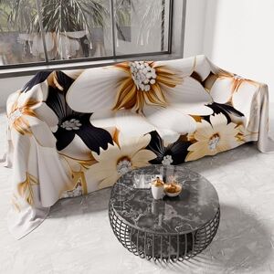 PETTI Artigiani Italiani Sprei voor Frans bed, lente, zomer, lichte deken voor Frans bed, beddengoed, bloemenkeramiek, 100% Made in Italy PETTI Artigiani Italiani Sprei voor Frans bed, lente, zomer, lichte deken voor Frans bed, beddengoed, bloemenkeramiek, 100% Made in Italy