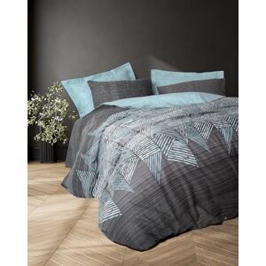 Nuit Des Rêves Premium Ranforce Single Quilt Coverset, 135 x 200 cm, 100% katoen, antraciet, reactieve print, machinewasbaar, knoopsluiting, gezellig en stijlvol beddengoed Nuit Des Rêves Premium Ranforce Single Quilt Coverset, 135 x 200 cm, 100% katoen, antraciet, reactieve print, machinewasbaar, knoopsluiting, gezellig en stijlvol beddengoed