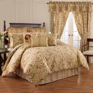 Waverly Moderne boerderij bloemen 4-delige omkeerbare dekbed set, katoen, antiek, koning Waverly Moderne boerderij bloemen 4-delige omkeerbare dekbed set, katoen, antiek, koning