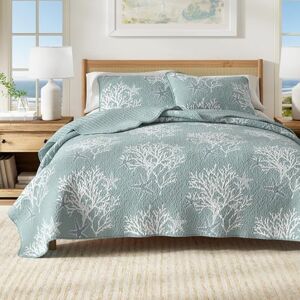 Great Bay Home 3-delige dekbedovertrekset voor het strand van de kust, zachte all-season luxe microvezel omkeerbare sprei en dekbed. Fenwick collectie (twin, etherblauw) Great Bay Home 3-delige dekbedovertrekset voor het strand van de kust, zachte all-season luxe microvezel omkeerbare sprei en dekbed. Fenwick collectie (twin, etherblauw)