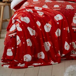 Bedlam Fleece kerstdeken (120 x 150 cm) behaaglijk en zacht teddyfleece kerstplaid kerstdeken rode fleece deken voor Kerstmis kerstbeddengoed en decoraties Bedlam Fleece kerstdeken (120 x 150 cm) behaaglijk en zacht teddyfleece kerstplaid kerstdeken rode fleece deken voor Kerstmis kerstbeddengoed en decoraties