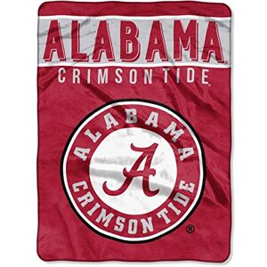 Northwest THE COMPANY Alabama Crimson Tide Basic Raschel plaid deken, 60 "x 80", rood Northwest THE COMPANY Alabama Crimson Tide Basic Raschel plaid deken, 60 "x 80", rood