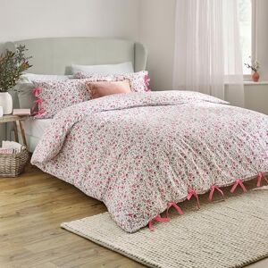 furn. Wylder Nature Hannah Dekbedovertrekset 100% getrommeld katoenen bloemen beddengoed met striksluitingen (roze super king) furn. Wylder Nature Hannah Dekbedovertrekset 100% getrommeld katoenen bloemen beddengoed met striksluitingen (roze super king)