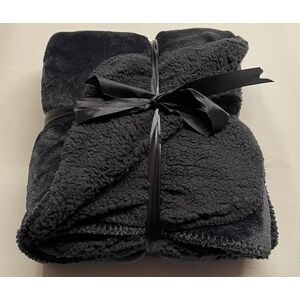 CRS Fur Fabrics Teddy Fleece Deken Knuffel Zacht Tweepersoonsbed Antraciet CRS Fur Fabrics Teddy Fleece Deken Knuffel Zacht Tweepersoonsbed Antraciet