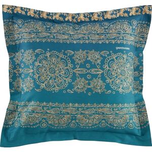Bassetti Brenta kussensloop voor beddengoed van 100% katoensatijn in de kleur blauw B1, afmetingen: 40x40 cm 9325891 Bassetti Brenta kussensloop voor beddengoed van 100% katoensatijn in de kleur blauw B1, afmetingen: 40x40 cm 9325891