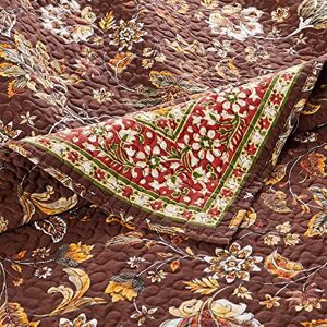 Greenland Home Barefoot Bungalow Audrey Gooi Deken, Chocolade Greenland Home Barefoot Bungalow Audrey Gooi Deken, Chocolade