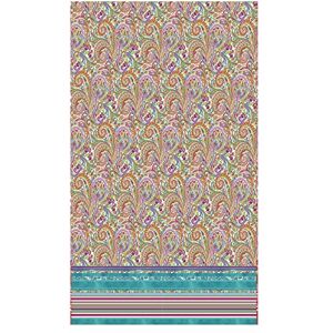 Bassetti NOTO Foulard 100% katoen in de kleur turquoise T1, afmetingen: 270x270 cm -9322046 Bassetti NOTO Foulard 100% katoen in de kleur turquoise T1, afmetingen: 270x270 cm -9322046