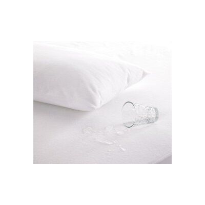 Emma Barclay Superzachte, absorberende, waterdichte terrasmatrasbeschermer, gemonteerd, dubbel, wit Emma Barclay Superzachte, absorberende, waterdichte terrasmatrasbeschermer, gemonteerd, dubbel, wit