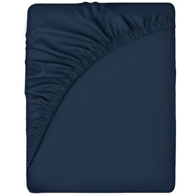 Sleepdown Hoeslaken Polycotton Easy Care Non-Iron Super Soft 10 Inch 25cm Diepe Pocket Bedlaken Beddengoed Super King Navy Sleepdown Hoeslaken Polycotton Easy Care Non-Iron Super Soft 10 Inch 25cm Diepe Pocket Bedlaken Beddengoed Super King Navy