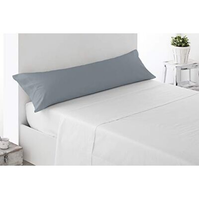 Miracle Home . Kussensloop, anti-peeling, zacht en comfortabel, 50% katoen, 50% polyester. 120 x 45. Bed 105. Grijs Miracle Home . Kussensloop, anti-peeling, zacht en comfortabel, 50% katoen, 50% polyester. 120 x 45. Bed 105. Grijs