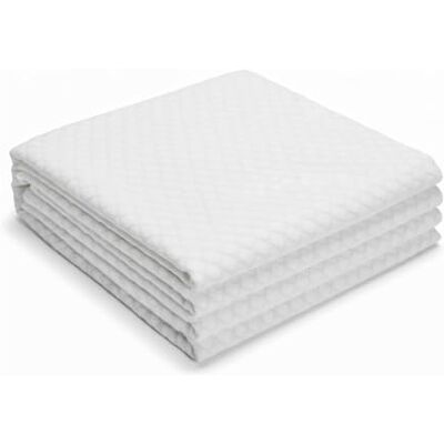 Wintem Matrasbeschermer voor Frans bed, ademend en mijtdicht, rekbaar met elastische hoeken voor een perfecte pasvorm, absorberende en onderhoudsvriendelijke bedbescherming voor dagelijks gebruik Wintem Matrasbeschermer voor Frans bed, ademend en mijtdicht, rekbaar met elastische hoeken voor een perfecte pasvorm, absorberende en onderhoudsvriendelijke bedbescherming voor dagelijks gebruik
