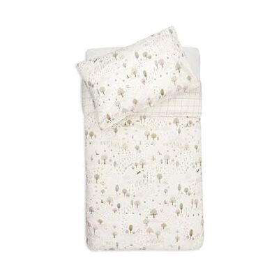 Jollein Tiny Park Kinderbeddengoed, 100 x 140 cm, 100% katoen, Oeko-Tex-gecertificeerd, babybeddengoed met kussensloop, beddengoedset Jollein Tiny Park Kinderbeddengoed, 100 x 140 cm, 100% katoen, Oeko-Tex-gecertificeerd, babybeddengoed met kussensloop, beddengoedset