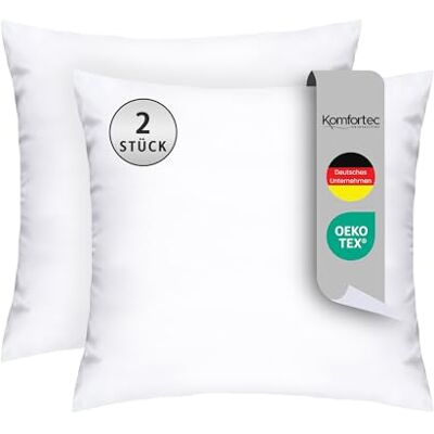 Komfortec Witte Microvezel Ondersteuningskussens - Kussen Komfortec Witte Microvezel Ondersteuningskussens - Kussen