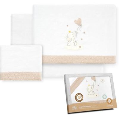 Interbaby Beddengoedset voor kinderwagen, 40 x 80 cm, 100% katoen, warm, flanellen beddengoed, inclusief hoeslaken, dekbedovertrek en kussensloop, ideaal voor de winter, olifantenballon hart, Interbaby Beddengoedset voor kinderwagen, 40 x 80 cm, 100% katoen, warm, flanellen beddengoed, inclusief hoeslaken, dekbedovertrek en kussensloop, ideaal voor de winter, olifantenballon hart,