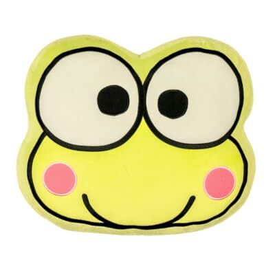 Franco Hello Kitty & Friends beddengoed super zacht pluche decoratief kussen, Keroppi Franco Hello Kitty & Friends beddengoed super zacht pluche decoratief kussen, Keroppi