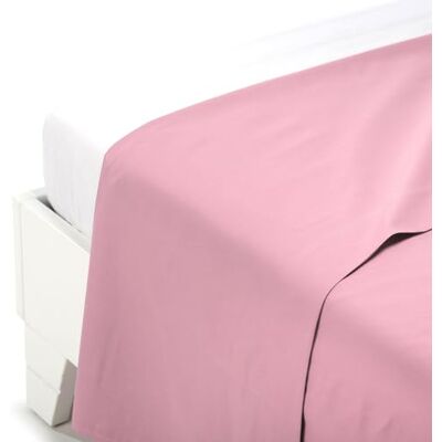 Caleffi Bedlaken, effen, 100% katoen, effen, voor tweepersoonsbed, roze Caleffi Bedlaken, effen, 100% katoen, effen, voor tweepersoonsbed, roze