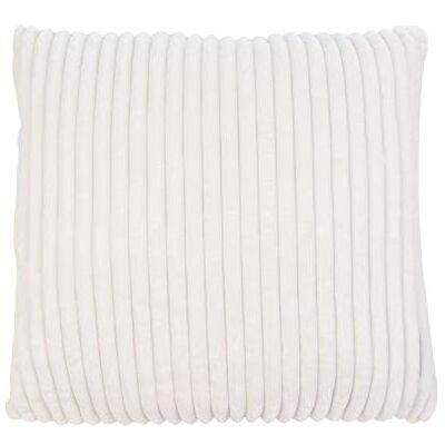GÖZZE Cord-Optiek Decoratief Kussen - 50x50 cm - Wit GÖZZE Cord-Optiek Decoratief Kussen - 50x50 cm - Wit