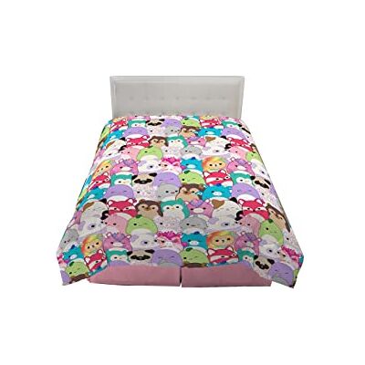 Franco Squishmallows beddengoed, superzacht, microvezel, omkeerbaar dekbed, fullsize, (officieel gelicentieerd product) Franco Squishmallows beddengoed, superzacht, microvezel, omkeerbaar dekbed, fullsize, (officieel gelicentieerd product)
