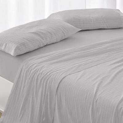 Blanco Velvelina® Hoeslaken, 135 cm breed bed (+ beschikbare maten), Design 005, grijs (135 x 190/200 cm) Blanco Velvelina® Hoeslaken, 135 cm breed bed (+ beschikbare maten), Design 005, grijs (135 x 190/200 cm)