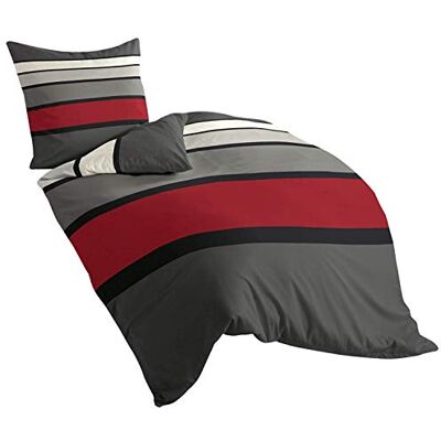 Bierbaum Rood Beddengoed - Mako Satin 4757 Bierbaum Rood Beddengoed - Mako Satin 4757