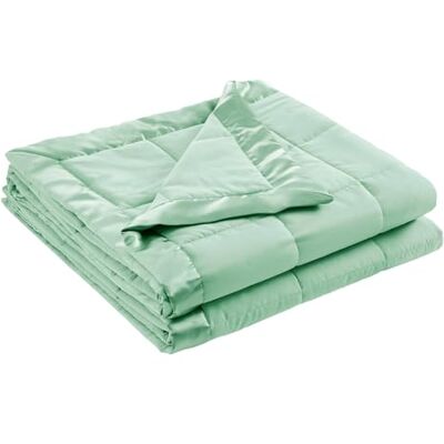 Madison Park Windom Down alternatieve deken, premium 3M Scotchgard-vlekreleasebehandeling, alle seizoenen lichtgewicht en zachte hoes voor bed, satijnen bekleding, zeeschuim/koningin Madison Park Windom Down alternatieve deken, premium 3M Scotchgard-vlekreleasebehandeling, alle seizoenen lichtgewicht en zachte hoes voor bed, satijnen bekleding, zeeschuim/koningin